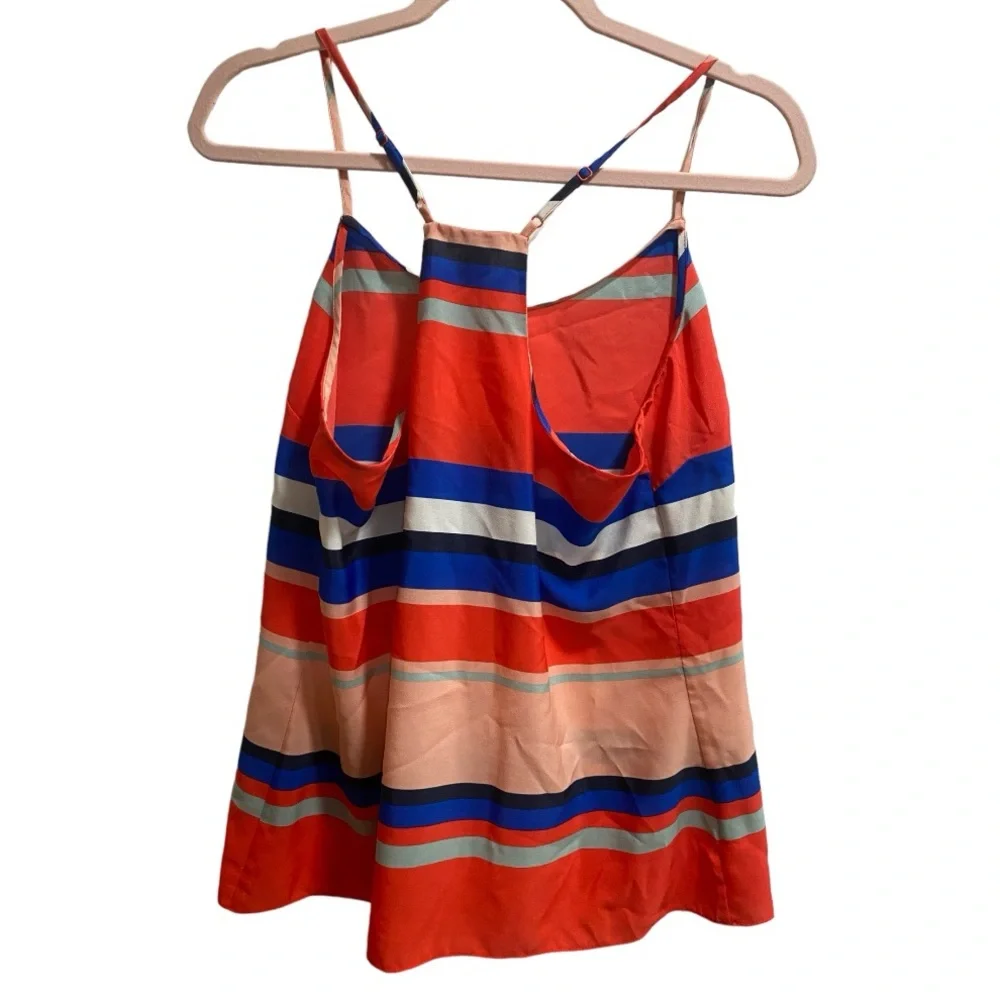 J. Crew Racerback Business Adjustable Tank‎ size 10, Multicolored